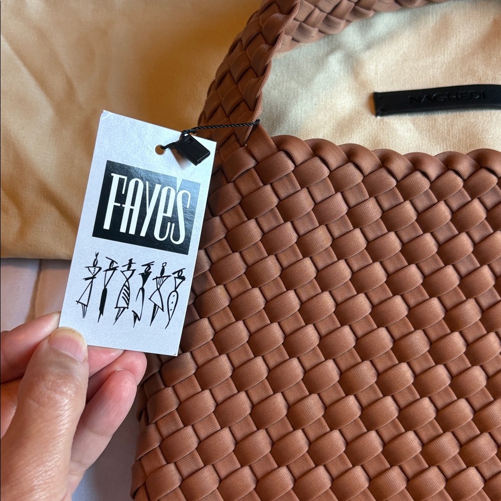 NWT Naghedi Medium Nomad Hobo - Cocoa - Picture 4 of 12